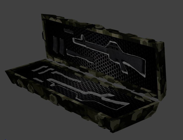 Hi-Poly Weapon Crate preview image 1